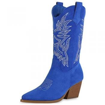VAN HILL 840142 Cowboy-Boots Bequeme Fußbekleidung