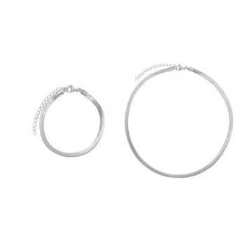 Heideman Damen-Set Silberfarben – Armband und Halskette inklusive Geschenkverpackung