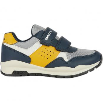 Geox Pavel Women's Running Trainers Navy/Ochre