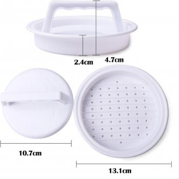 ABS Gourmet Hamburger Press – Round Non‑Stick Meat Mold
