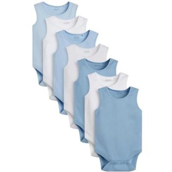 Next Kinderbodys in Blau/Weiß – 7er-Pack