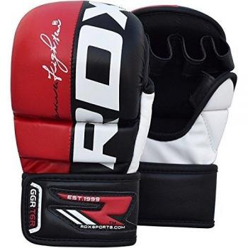 Red RDX T6 XL MMA Sparring Gloves (Kunstleder)