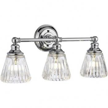 Applique da parete 3 luci croma lucido IP44
