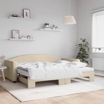 Sofa-Bed Plancher Crème 90x200