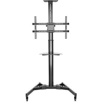 Soporte de TV de Suelo con Ruedas, 37-70 pulgadas