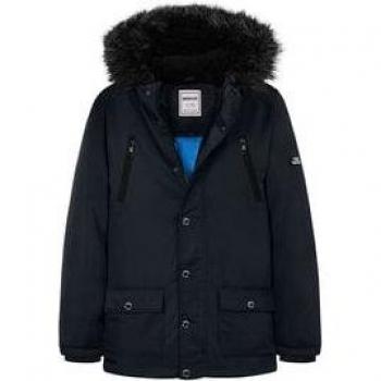 Dunkelblauer MINOTI Parka mit Kapuze