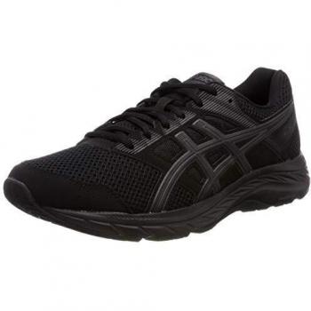 Asics Gel-Contend 5, Zapatillas de Running para Hombre, Negro (Black/Black 002)