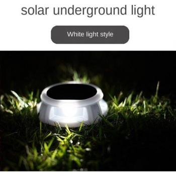 4LED RGB Solar Garden Ground Lamp