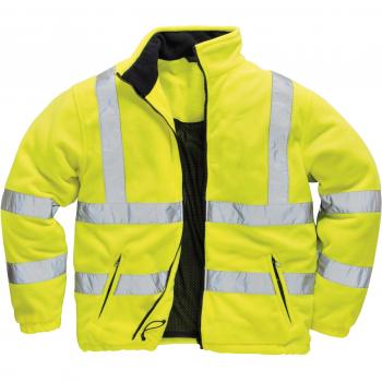 Portwest reflektierende Fleecejacke für Herren (2er-Pack) XL orange/dunkelblau