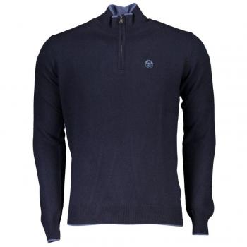 North Sails Blue Half-Zip Turtleneck