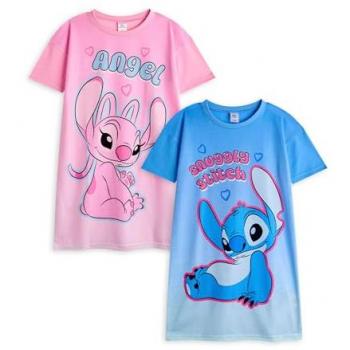 Vanilla Underground Disney Stitch Nachtkleid für Mädchen im 2er-Pack