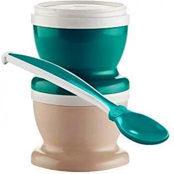 THERMOBABY 2 Petits Pots pour Nourriture Vert Émeraude