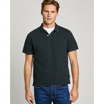 Polo Noir Slim Fit Pepe Jeans