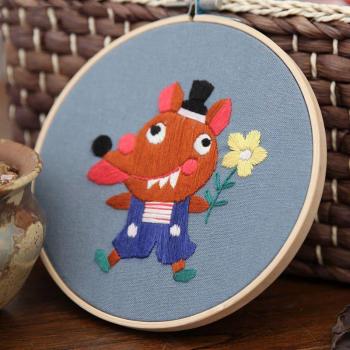 Kit Manufactura de Hilos: Animales Fantasía en Punto Cruz
