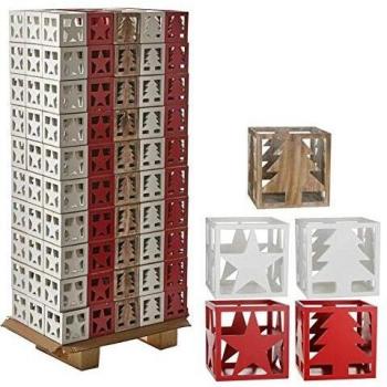 Regalo di Natale con Candele, Incenso e Portacandele in Legno