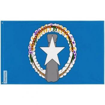 North Marianas Flag – 64x96 cm – Polyester – Two‑Sided Print – Iron Rings