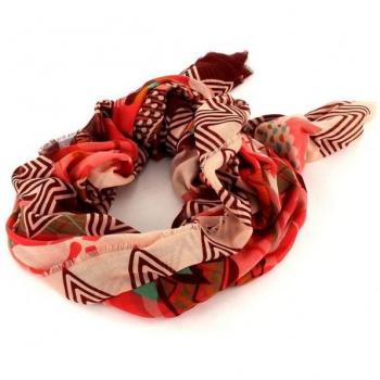 Écharpe Femme Rose Flamingo