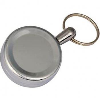 0 x Wedo Gürtelclip 28mm mit ausziehbarer Schnur chrom