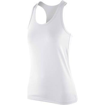 Spiro Ärmellose Fitnessweste 2XL – Weiß