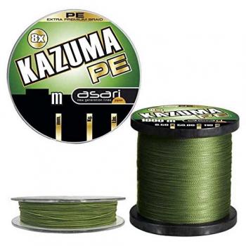 Trenzado de polietileno Asari Kazuma 8x 300 M Verde