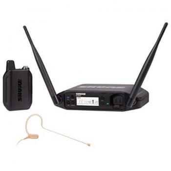 Shure GLXD14+/MX53 Système Micro Tour d'Oreille Sans Fil avec Serre-tête MX53
