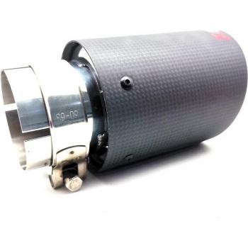 Genuine Carbon Fiber Muffler Tip 63MM