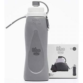 Irisana-Botella Irisana BBO17 Silicona (500 ml) Gris