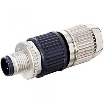 MOSA M12 Stecker selbstanschließend mit 5-poliger Schneidklemme