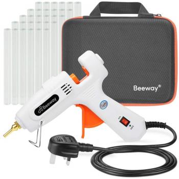 Beeway Electric Heating DIY Tool Carry Bag + Beeway Hot Melt Glue Gun (100W) + Adhesive Sticks (30 pack)