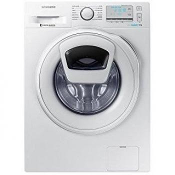 Samsung 8 kg Machine Frontale 60 cm de large, 55 cm profonde, 85 cm haute – 63 L, 1400 tpm – Blanc