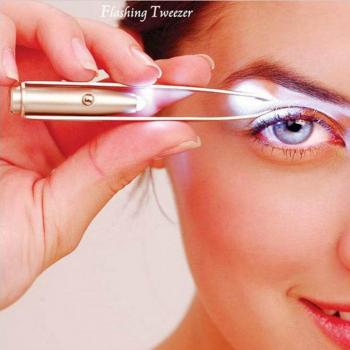 LED Eyebrow Hair Removal Tweezers