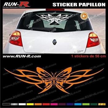 Autocollant Tribal Papillon 56 cm