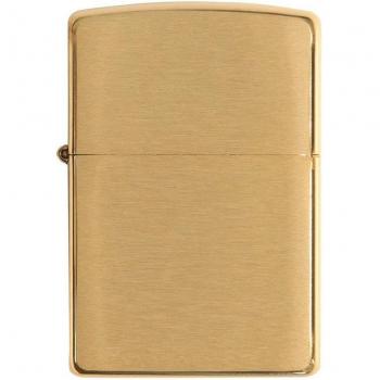 Zippo Armor Lighter Brushed Brass