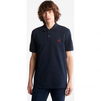 Polo de Hombre Timberland Corte Regular Manga Corta Azul