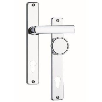 Dveřní klika 804/90mm se štítkem a knoflíkem