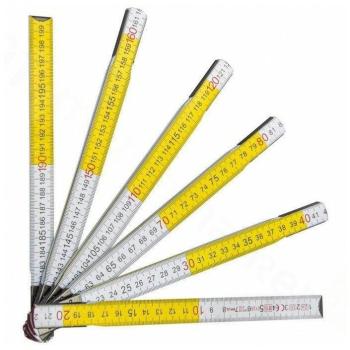 Metro pieghevole DEDRA 1m, legno resistente