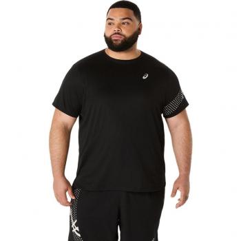 Short sleeve T‑shirt Asics Icon noir
