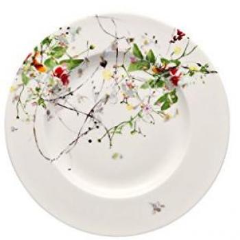 Rosenthal Brillance Fleurs Sauvages Brot-/Frühstücksteller Fahne = Sauciere Untersetzer 19 cm