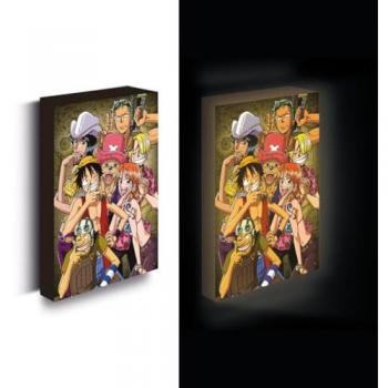 Poster LED 30x40 cm One Piece: Píramide