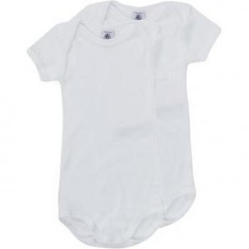 Petit Bateau Baby Bodys kurzarm im Doppelpack