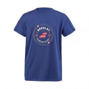 Babolat Jungen Exercise Graphic T-Shirt Blau, Größe 128
