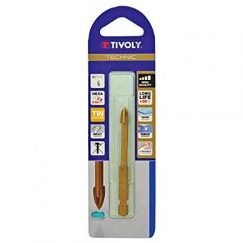 Mèche à percer le verre 8 mm Tivoly