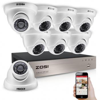 Vision Nocturne IR 24m ZOSI DVR