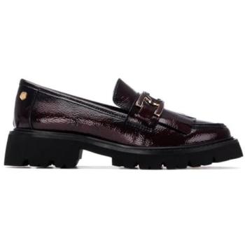 Carmela Urbain – Chaussures Casuelles en Cuir Bordeaux