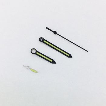 14.5mm Classic Vintage Hands Black Edge Yellow/Green for 8215/8217/2813