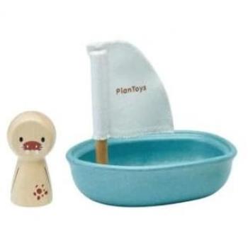 Plantoys Badewannenspielzeug Segelboot Walross (2)