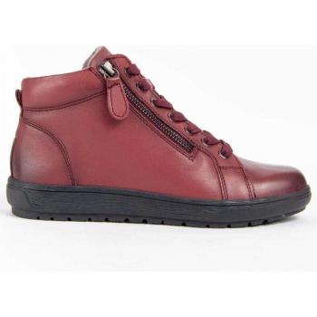 Bordeaux Burgunder Stiefel von Purapiel – EU 37 / UK 4, Damenmodell 99462