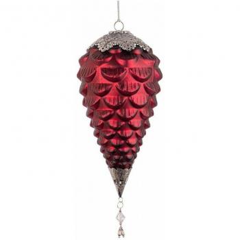 Fascinate Pigna Rosso 4x Pendagli VT D140