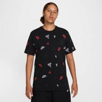 Tee-shirt Aop Nike pour Homme Noir XS