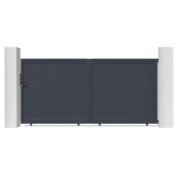 Cancello Scorrevole Eiger 300 cm x 140 cm + 2 Pali 166 cm